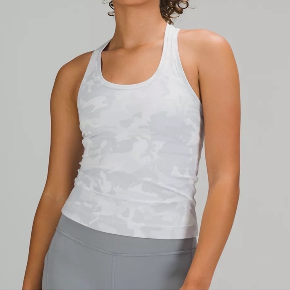 Lululemon purple camo tank top